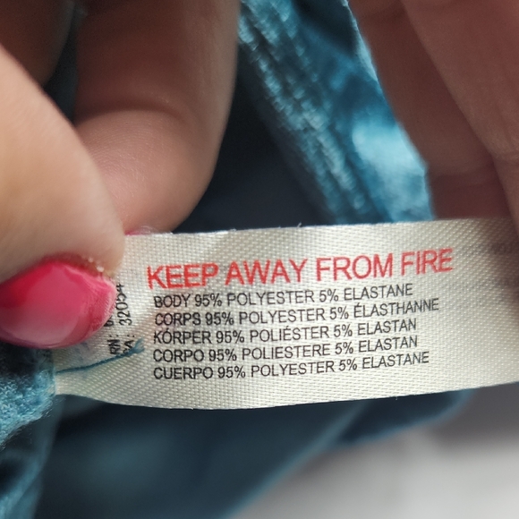 Free People Crushed Velvet Bodysuit Deep Teal XS NWT MSRP $78 - Picture 9 of 9